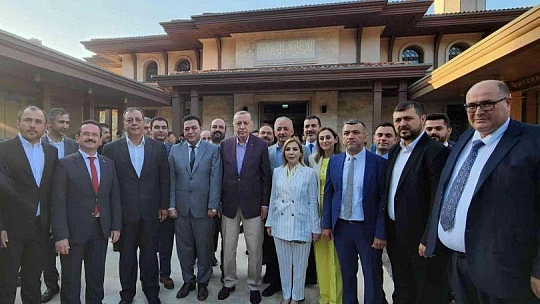 Cumhurbaşkanı Erdoğan, Muğla'da partililerle bayramlaştı