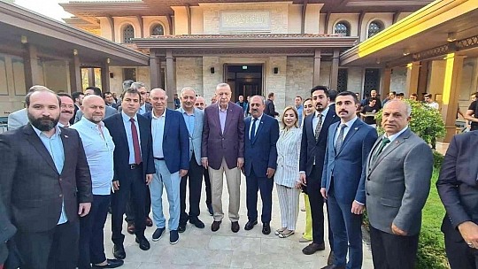 Cumhurbaşkanı Erdoğan, Muğla'da partililerle bayramlaştı