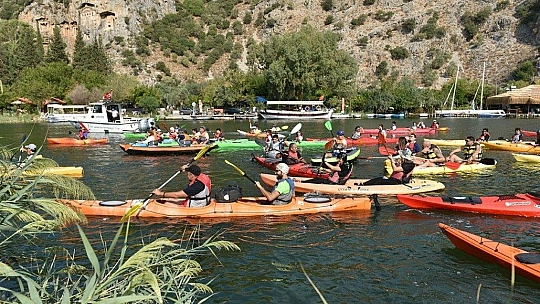 Deniz kaplumbağalarının 'annesi' için şükran geçişi