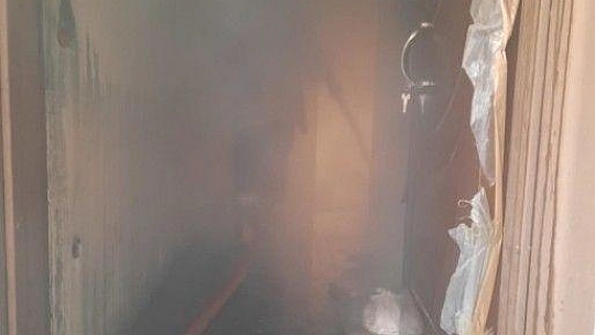 Depoyu yakıp kaçtılar