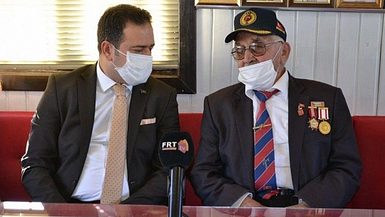 Kaymakam Fırat'tan, gaziler derneğine ziyaret