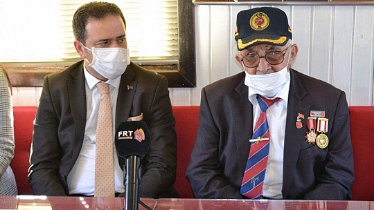 Kaymakam Fırat'tan, gaziler derneğine ziyaret