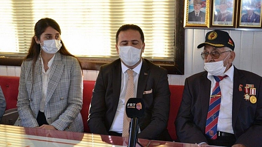 Kaymakam Fırat'tan, gaziler derneğine ziyaret