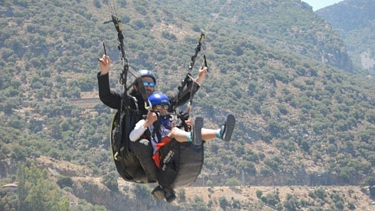 Özel öğrencilere çifte adrenalin yaşatıldı