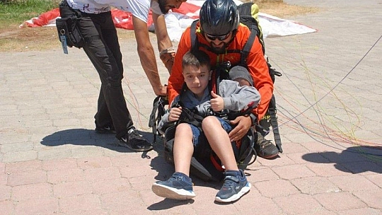 Özel öğrencilere çifte adrenalin yaşatıldı