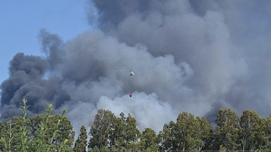 Dalaman, Mopak Kağıt Fabrikasında Yangın