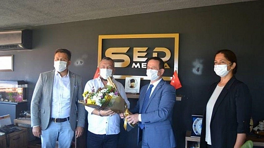 SED MEDYA'YA İADE-İ ZİYARETTE BULUNDULAR