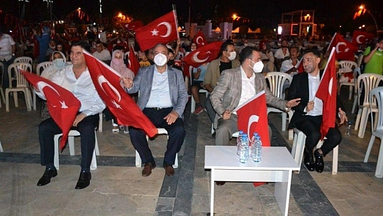 Fethiye'de 15 Temmuz Demokrasi Ve Milli Birlik Günü Anma Programı Düzenlendi