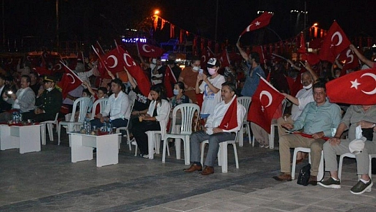 Fethiye'de 15 Temmuz Demokrasi Ve Milli Birlik Günü Anma Programı Düzenlendi