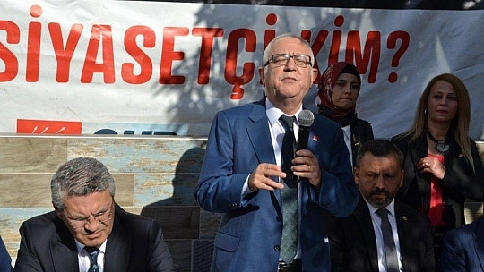 CHP rozet takma törenine yoğun katılım