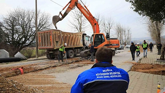 Düğerek kanalizasyona kavuşuyor