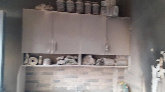 İş yerinde çıkan yangın korkuttu