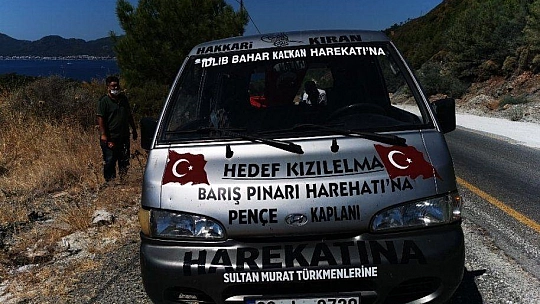 Elmacı Dede, Oruç Reis'e 50 kasa üzüm gönderdi