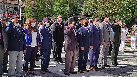 Fethiye'de Gaziler Günü Törenle Kutlandı