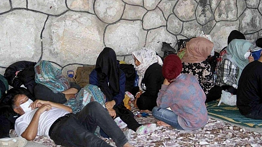 Fethiye'de 58 düzensiz göçmen yakalandı