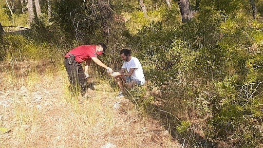 Fethiye'de kaybolan tatilciyi JAK Timi buldu