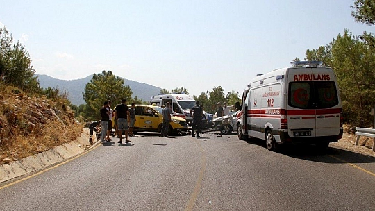 Fethiye'de trafik kazası: 6 yaralı