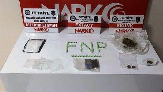 Fethiye'de uyuşturucu operasyonu