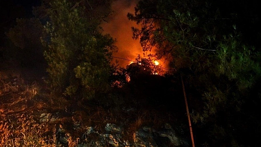 Fethiye'deki orman yangını kontrol altına alındı