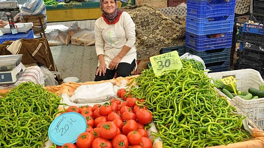 Fethiye pazarında zam şampiyonu 'fasulye' oldu