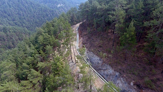 Göktepe Sulaması inşaatı çalışmaları sürüyor