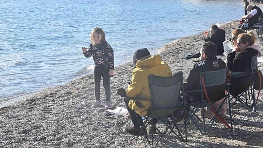 Güzel havanın tadını çıkardılar