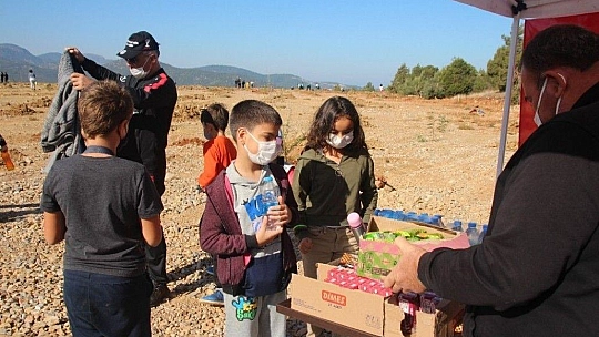 Hafriyat alanına 2 bin ağaç dikildi