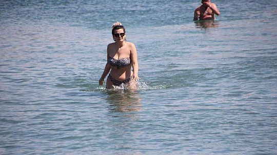 Hava yeniden ısındı, plajlar doldu