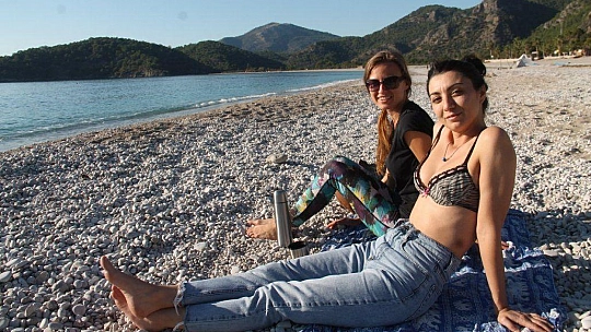 Fethiye'de Aralık'ta deniz keyfi