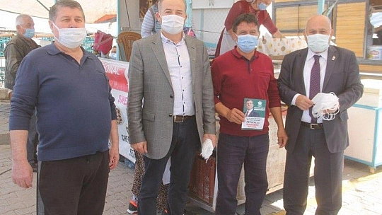 Pazar esnafı ve vatandaşları kongreye davet ettiler