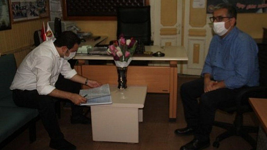 KAYMAKAM FIRAT THK'Yİ ZİYARET ETTİ