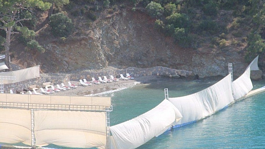 Fethiye'de tesettür plajı