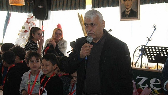 Minik öğrencilerin okuma sevinci