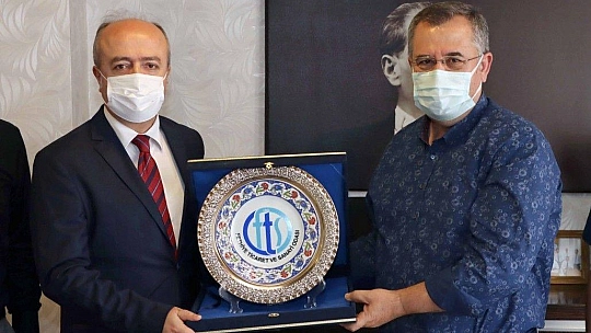 Başsavcı Kurtça Eker, Başkan Çıralı'yı ziyaret etti