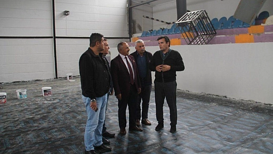 Bekir Eser, çalışmaları yerinde inceledi