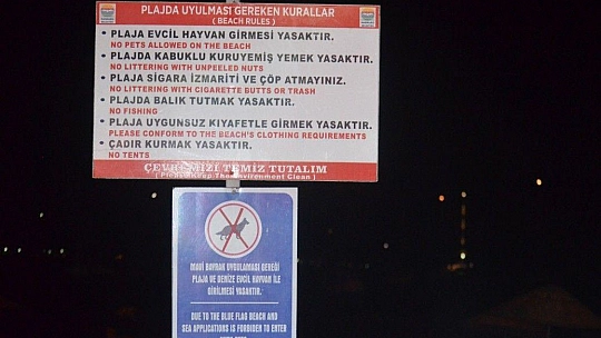 Kalacak yer bulamayınca sahilde konakladılar