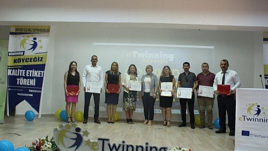 Köyceğiz'de 'eTwinning' ilçe etiket töreni yapıldı