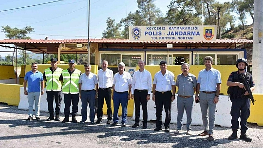 Köyceğiz'de protokol bayramlaştı