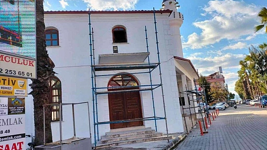Köyceğiz Hacıbey Camii'nde restore çalışmaları başladı