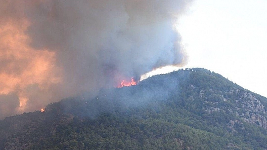 Köyceğiz yanmaya devam ediyor
