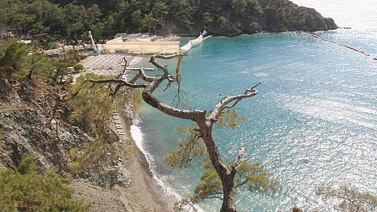 Fethiye'de tesettür plajı