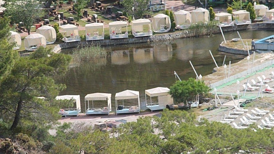 Fethiye'de tesettür plajı