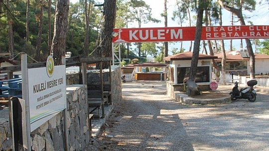 Fethiye'de tesettür plajı