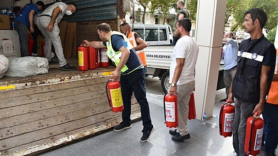 Manisa'dan Muğla'ya yardım eli