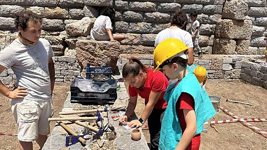 Bilsem öğrencileri Knidos'ta araştırma gezisi yaptı