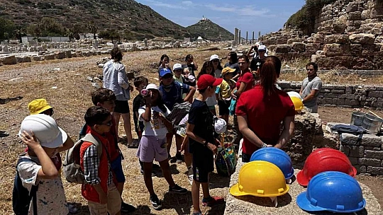 Bilsem öğrencileri Knidos'ta araştırma gezisi yaptı
