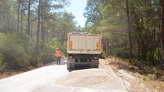 Marmaris'in en uzak mahallesi Taşlıca yeni yoluna kavuştu