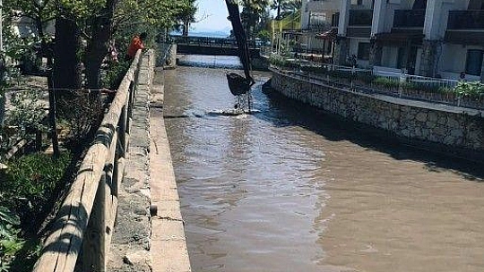 Marmaris Sümbül deresi temizleniyor