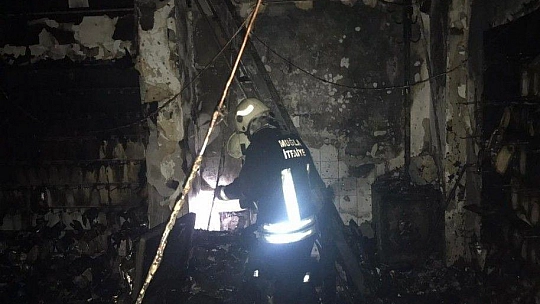 Marmaris'te iş yeri yangını