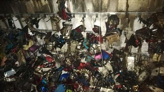 Marmaris'te iş yeri yangını